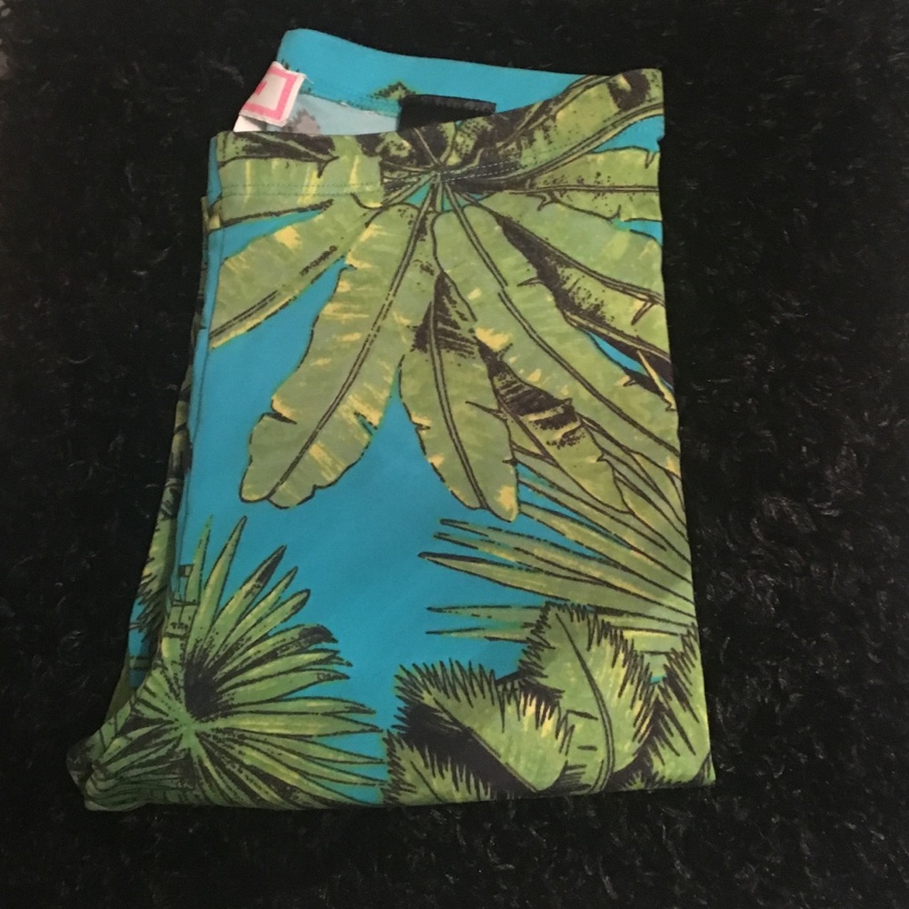H&M x Versace tropical print leggings
